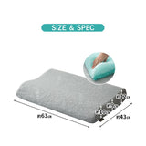 3Dファイバーまくら 抗ウイルス カバー付き 通気性抜群 蒸れにくい 高さ調節可能 高反発 アレルギー対策 日本製