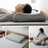 3Dファイバーまくら 抗ウイルス カバー付き 通気性抜群 蒸れにくい 高さ調節可能 高反発 アレルギー対策 日本製