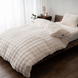 掛け布団カバー ふわふわタイプ 掛けカバー 布団カバー ラビットファー 極暖 +2℃ 吸湿発熱 あったか 秋 冬 防寒対策 寒さ対策 冷え対策