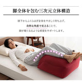 ふくらはぎを支える枕 ふくらはぎのための枕 足枕 フットピロー 脚全体用 ふくらはぎ用 クッション 高さ調節シート付き 疲労 だるさ 重さ フットケア 母の日 父の日 敬老の日 ギフト プレゼント