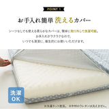 高反発 三つ折りマットレス クイーンサイズ プロファイル加工 豊富なサイズ展開 LUXE リュクス