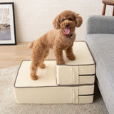 ドッグステップ 犬用ステップ 幅40cm ノーマルタイプ 小型犬 パピー シニア 折りたたみ ステップ スロープ 階段 踏み台 高齢犬 犬用 ペット用 ペットステップ ペットスロープ 段差解消 ケガ防止 介護用品 ペット用品