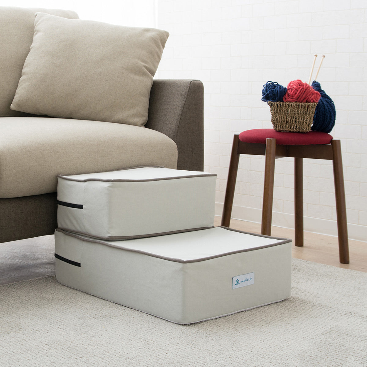 ドッグステップ 犬用ステップ 幅40cm ノーマルタイプ 小型犬 パピー シニア 折りたたみ ステップ スロープ 階段 踏み台 高齢犬 犬用 ペット用 ペットステップ ペットスロープ 段差解消 ケガ防止 介護用品 ペット用品