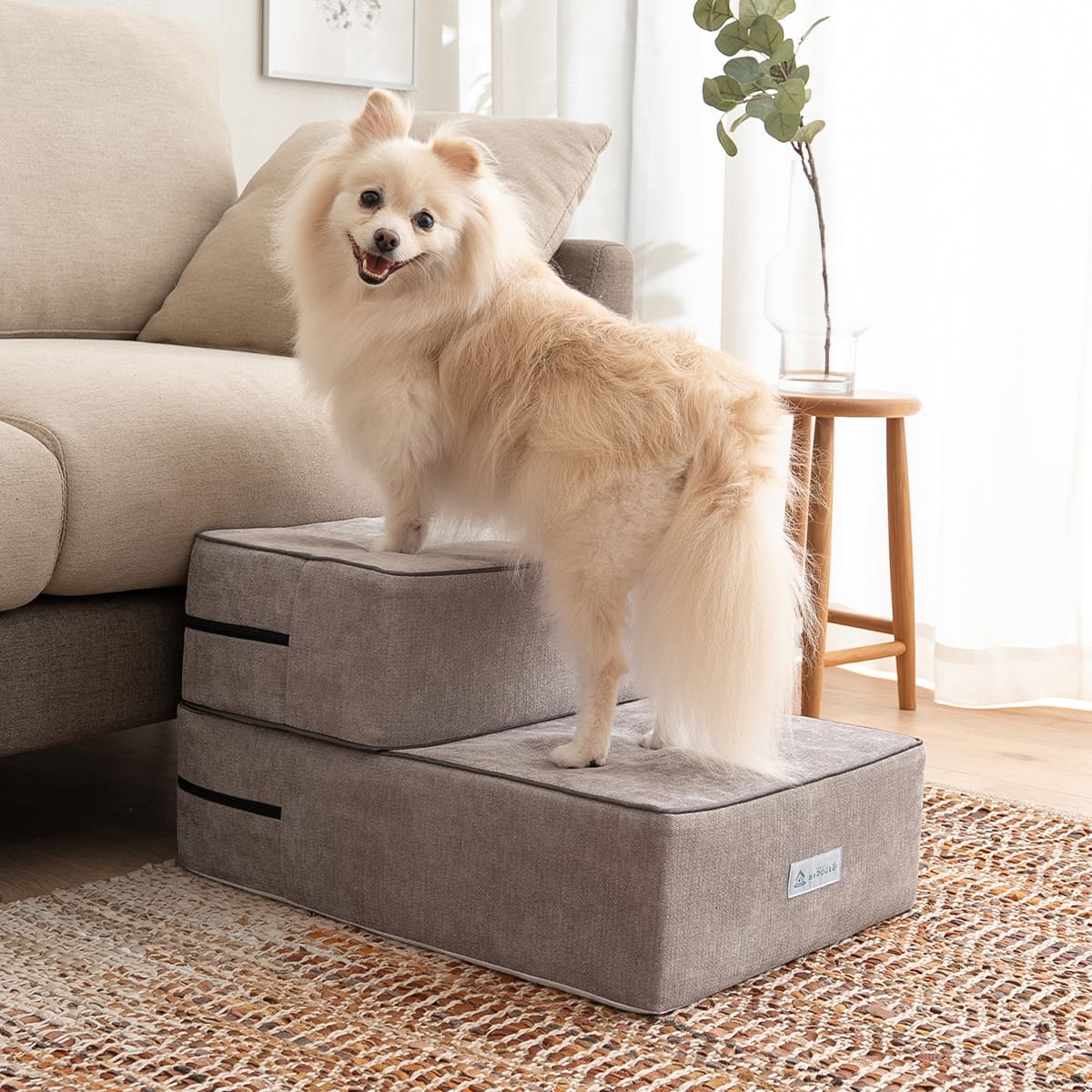 ドッグステップ 犬用ステップ 幅40cm ノーマルタイプ 小型犬 パピー シニア 折りたたみ ステップ スロープ 階段 踏み台 高齢犬 犬用 ペット用 ペットステップ ペットスロープ 段差解消 ケガ防止 介護用品 ペット用品