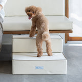 ドッグステップ 犬用ステップ 幅55cm ワイドタイプ 小型犬 パピー シニア 折りたたみ ステップ スロープ 階段 踏み台 高齢犬 犬用 ペット用 ペットステップ ペットスロープ 段差解消 ケガ防止 介護用品 ペット用品