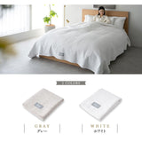 ベッドスプレッド ベッドカバー マルチカバー ソファカバー ケット コットン100％生地 つなぎ目なし ホテルスタイル ホテルライク 汚れ防止