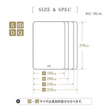 ベッドスプレッド ベッドカバー マルチカバー ソファカバー ケット コットン100％生地 つなぎ目なし ホテルスタイル ホテルライク 汚れ防止