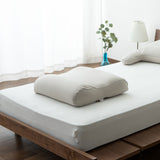 マシュマロ フットピロー コンパクト 足枕 ビーズ ゆったり リラックス フットケア あしまくら クッション フットレスト 足置き 敬老の日 母の日 父の日 ギフト プレゼント 実用的