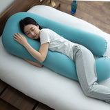 U字ボディピロー 抱き枕 マシュマロ 日本製ビーズ 枕カバー付き 敬老の日 母の日 父の日 出産祝い 誕生日 ギフト プレゼント 実用的