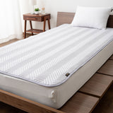 ベッドパッド 敷きパッド マットレスカバー 日本製 抗菌 防臭 防ダニ 寝心地改善 洗い替え ズレにくい セミシングルショート対応 フルサイズ ショールーム体験可