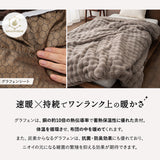 ウルトラ極暖 カバーにもなる6層毛布 ふわふわタイプ シングルサイズ ラビットファー 抗菌防臭 吸湿発熱 極暖 +4℃