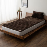 敷きパッド ベッドパッド パッドシーツ マットレスカバー 布団カバー 極暖 +4℃ 吸湿発熱 あったか 秋 冬 防寒対策 寒さ対策 冷え対策