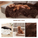 ペットブランケット 毛布 Lサイズ 小型犬 中型犬 ペット用 2枚合わせ毛布 綿入り毛布 ブランケット ケット 犬用 猫用 わた入り 洗える 吸湿発熱 極暖 +4℃ あったか 寒さ対策 防寒対策 ねどっこ
