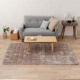 ラグ ラグマット 130×190cm カーペット 絨毯 敷きパッド 極暖 +4℃ 吸湿発熱 あったか 秋 冬 防寒対策 寒さ対策 冷え対策 長方形 約1.5畳 コンパクト