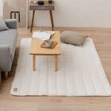 ラグ ラグマット 130×190cm カーペット 絨毯 敷きパッド 極暖 +4℃ 吸湿発熱 あったか 秋 冬 防寒対策 寒さ対策 冷え対策 長方形 約1.5畳 コンパクト