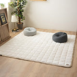 ラグ ラグマット 190×190cm カーペット 絨毯 敷きパッド 極暖 +4℃ 吸湿発熱 あったか 秋 冬 防寒対策 寒さ対策 冷え対策 正方形 約2畳