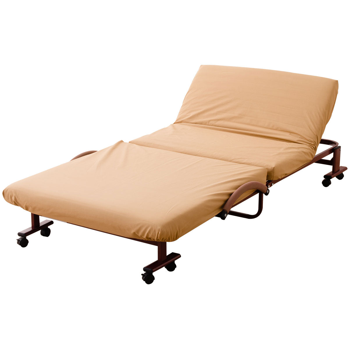 【ベッド同時購入で送料無料】 20色展開日本製ベッドシーツ 折りたたみベッド『メホール』/セミシングルサイズ専用