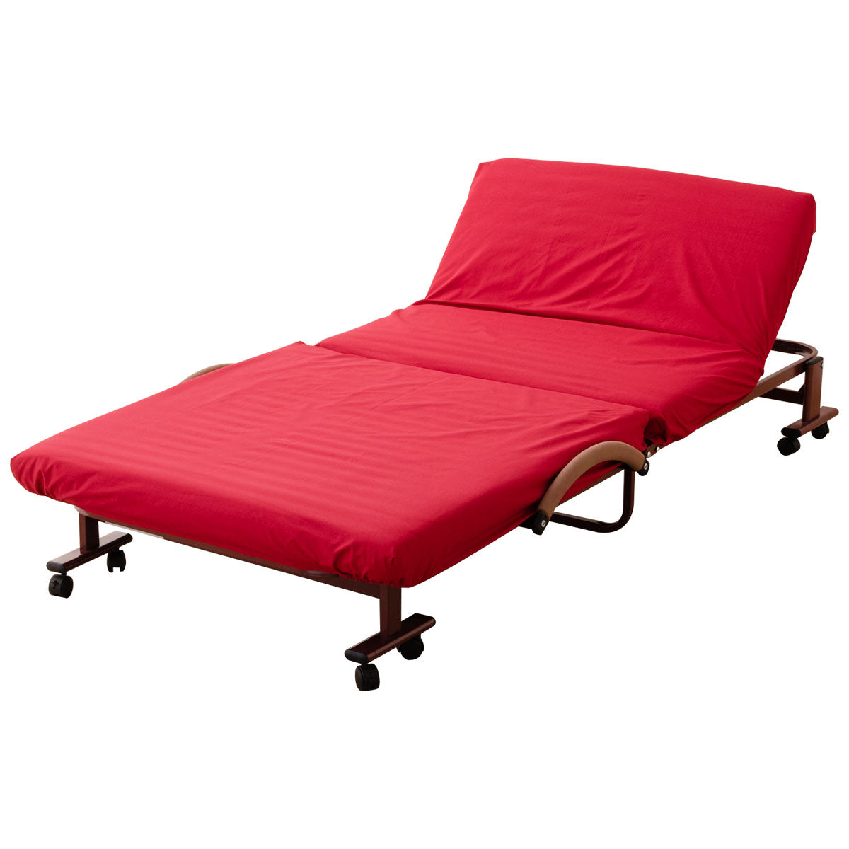 【ベッド同時購入で送料無料】 20色展開日本製ベッドシーツ 折りたたみベッド『メホール』/セミシングルサイズ専用