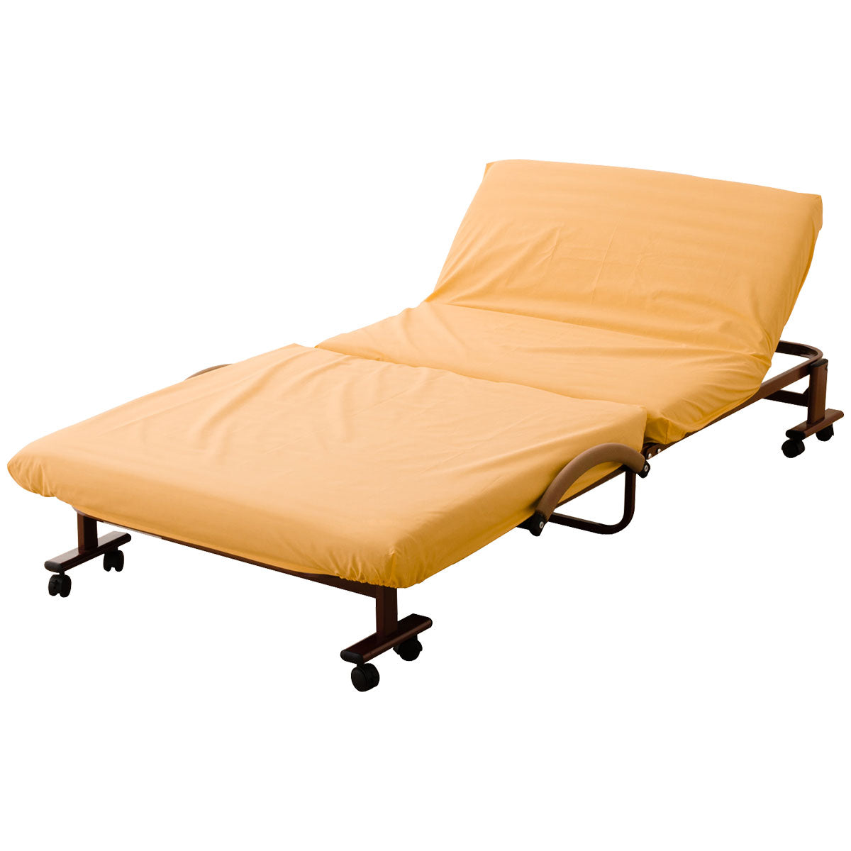 【ベッド同時購入で送料無料】 20色展開日本製ベッドシーツ 折りたたみベッド『メホール』/セミダブルサイズ専用