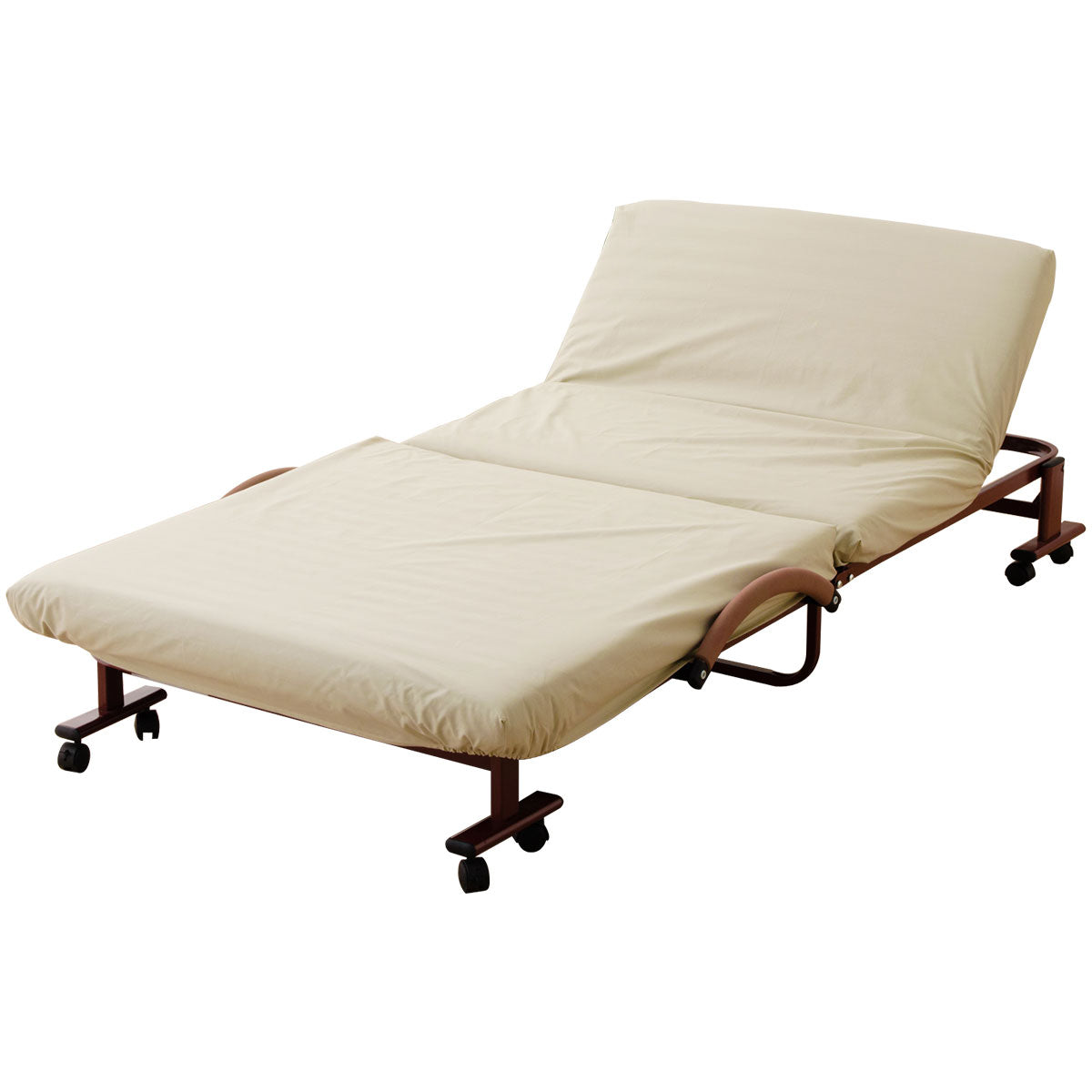 【ベッド同時購入で送料無料】20色展開日本製ベッドシーツ 折りたたみベッド『メホール』/シングルサイズ専用 ショールーム体験可能