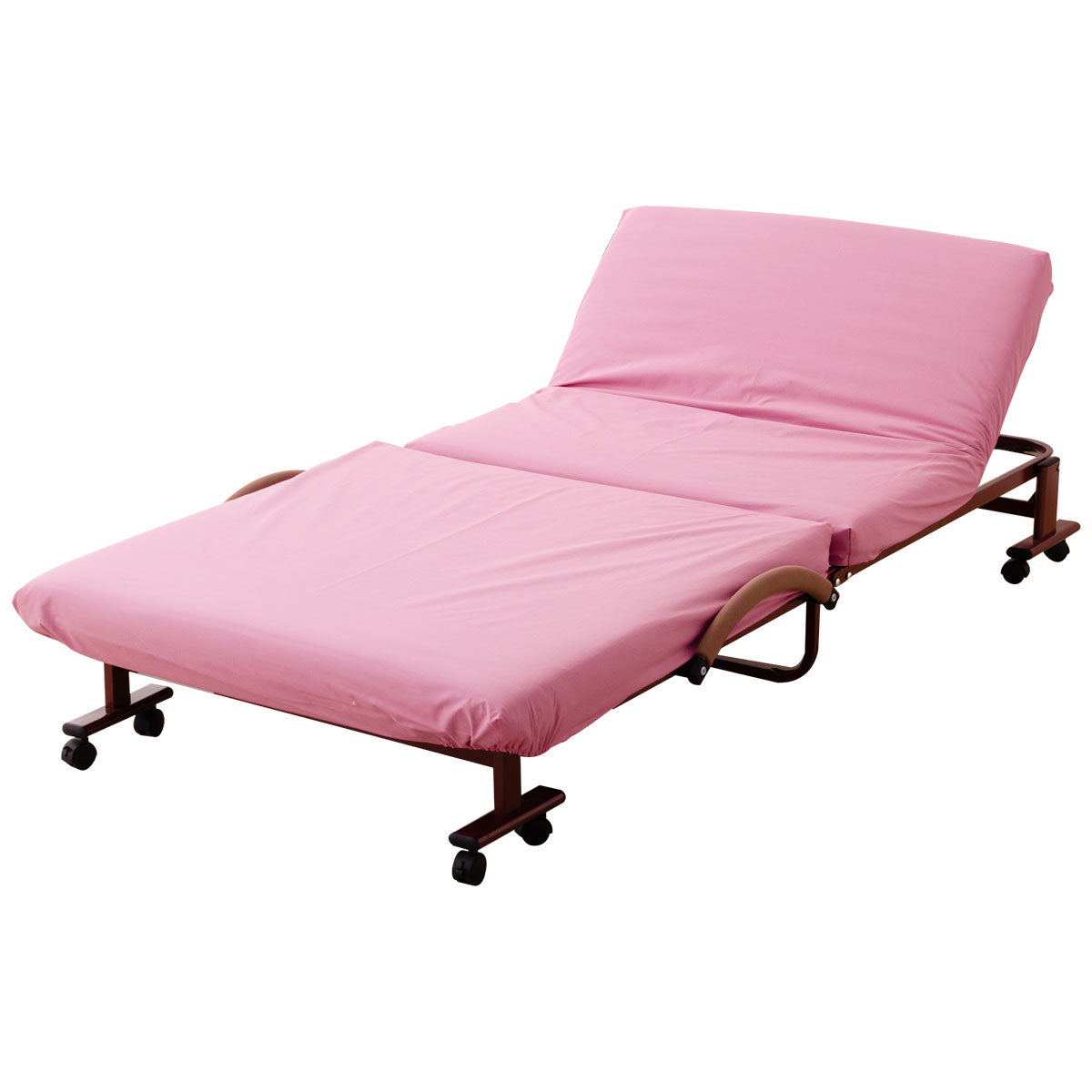 【ベッド同時購入で送料無料】 20色展開日本製ベッドシーツ 折りたたみベッド『メホール』/セミシングルサイズ専用