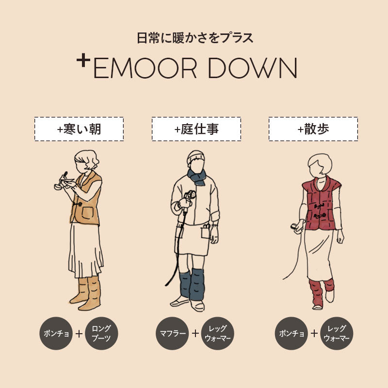 ポケッタブル ハーフケット ポンチョ ひざ掛け クッション 洗濯機丸洗いOK 軽量 発熱 あったか 羽毛 ダウン ギフト プレゼント