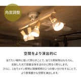 シーリングライト Type.A 【ナチュラルテイスト】 スポットライト