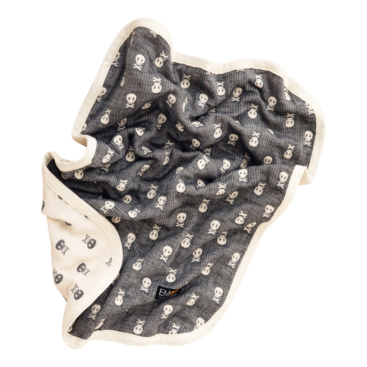 ガーゼケット ベビー サイズ 90×120cm ハーフ マトリョーシカ柄 スカル柄 日本製 綿100% 6重織 ガーゼ 丸洗い