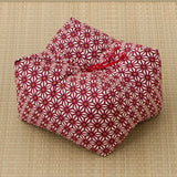 正座クッション 正座椅子 日本製 そばがら 綿100％ しびれ対策 そば殻枕 ごろ寝枕 葬式 通夜 法事 稽古 あぐら