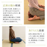 正座クッション 正座椅子 日本製 そばがら 綿100％ しびれ対策 そば殻枕 ごろ寝枕 葬式 通夜 法事 稽古 あぐら