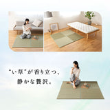 畳マット い草マット 幅70cm 正方形 4枚セット 6枚セット 天然い草 防カビ 消臭 空気洗浄 湿度調整 吸汗 滑り止め付き マット ラグ 敷物 下敷き 軽量 コンパクト 洋室 和室 敷くだけ