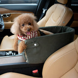 運転席と助手席の間用 ドライブベッド 超小型犬 小型犬 クッション付き 飛び出し防止 ドライブボックス 車用ペットシート キャリーバッグ ペットキャリー 犬用 車載 移動 おでかけ