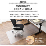 折りたたみベッド用 保護マット 100×200cm 撥水 クリア 日本製 下敷き 傷 キズ 凹み へこみ 汚れ 防止 マット シート