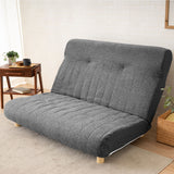 低反発リクライニングソファ 2人用 フロアソファ ハイバック～フラット 脚付き