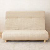 低反発リクライニングソファ 2人用 フロアソファ ハイバック～フラット 脚付き