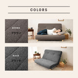 低反発リクライニングソファ 2人用 フロアソファ ハイバック～フラット 脚付き