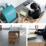 キッズデスク 学習机 勉強机 キッズテーブル ハイテーブル 幅80cm 引き出し付き リビング ダイニング 子供部屋 キッズルーム 入学準備 入園準備 リビング学習 勉強 学習 宿題 お絵かき お片付け リビング収納 収納家具 キッズ家具 そだちの居場所 クラット