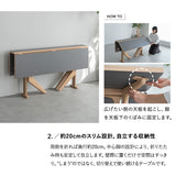 バタフライテーブル5点セット ダイニングセット 幅135cm 折りたたみ バタフライ 長方形 角型 4人掛け ダイニングテーブル ダイニングチェア 食卓用 リビング ダイニング 食事 ワーク 作業 PC リビング学習 勉強 学習 宿題 広がる暮らし クラット