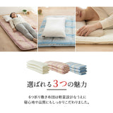 敷き布団 シングルサイズ 約100×200cm 日本製 軽量 6つ折り  抗菌 防臭 防ダニ