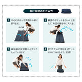 スーパーウルトラコンパクト 布団3点セット セミシングル （掛け布団・敷き布団・収納ケース） 折りたたみ 掛け敷き コンパクト 省スペース