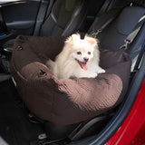 移動中もゆったり眠れる ドライブベッド Lサイズ 小型犬 中型犬 2WAY ペット用 ドライブボックス キャリーバッグ 飛び出し防止 手洗い可能