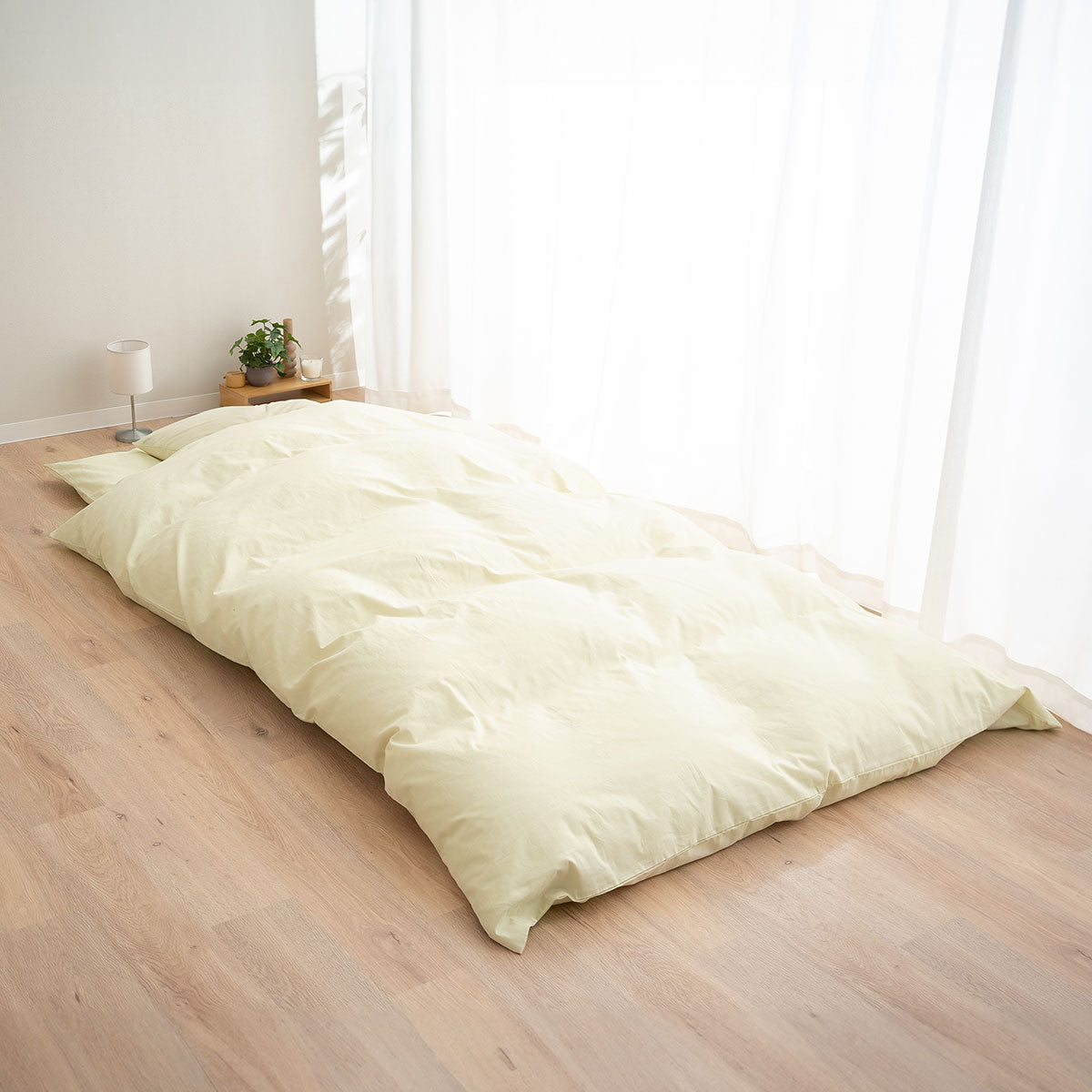 布団カバー 3点セット シングルサイズ 和布団用 日本製 綿100％ 無地 (掛け布団カバー・敷き布団カバー・ピロケース)