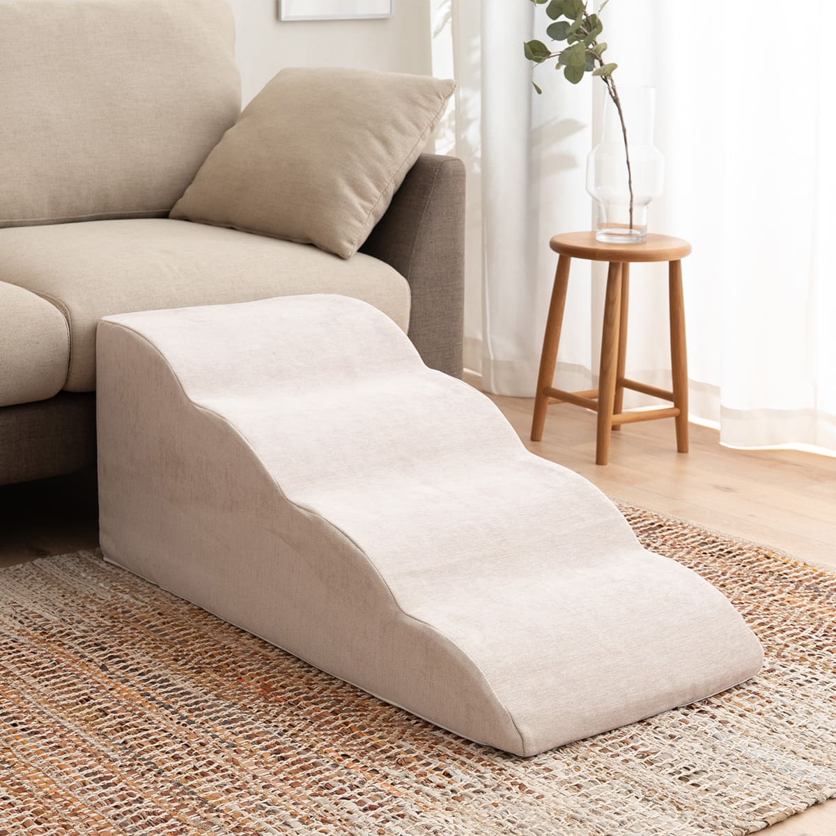 ドッグスロープ 3段 4段 幅45cm 小型犬 パピー シニア スロープ ステップ 階段 踏み台 短足犬 老犬 高齢犬 犬用 ペット用 犬用スロープ ペットスロープ ペットステップ 段差解消 ケガ防止 介護用品 ペット用品