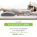 スロープフットピロー カバー付き 足枕 足まくら 脚枕 枕 まくら マクラ ピロー オットマン 浮腫 むくみ 疲れ 解消 仰向き寝