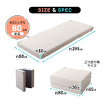 ファミリーマットレス 連結可能 選べる5サイズ 三つ折り 折りたたみ 高反発ウレタン 家族 子供 ワイド 大きいサイズ ファミリーサイズ