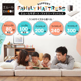 ファミリーマットレス 連結可能 選べる5サイズ 三つ折り 折りたたみ 高反発ウレタン 家族 子供 ワイド 大きいサイズ ファミリーサイズ