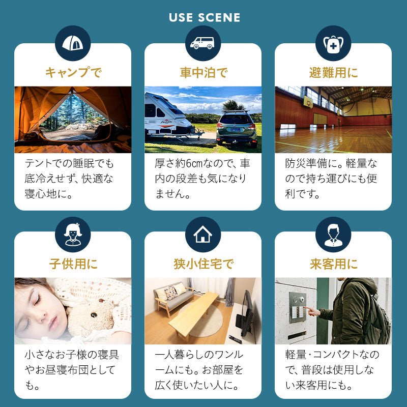 布団マットレス2 コンパクトショートサイズ 幅65cm 折りたたみ 敷き布団 マットレス コンパクト キッズ ごろ寝 マットレス