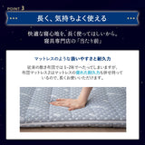 布団マットレス2 セミシングルサイズ 収納バンド付き 高反発ウレタン 洗える わた入り特殊カバー採用 FUTONマットレス ふとんマットレス