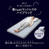 布団マットレス2 シングルサイズ 収納バンド付き 高反発ウレタン 洗える わた入り特殊カバー採用 FUTONマットレス ふとんマットレス