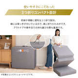 コンパクトマットレス 65×180cm 80×180cm コンパクトサイズ ごろ寝サイズ 三つ折り 折りたたみ 極厚 12cm 高反発 ウレタン かため 抗菌加工